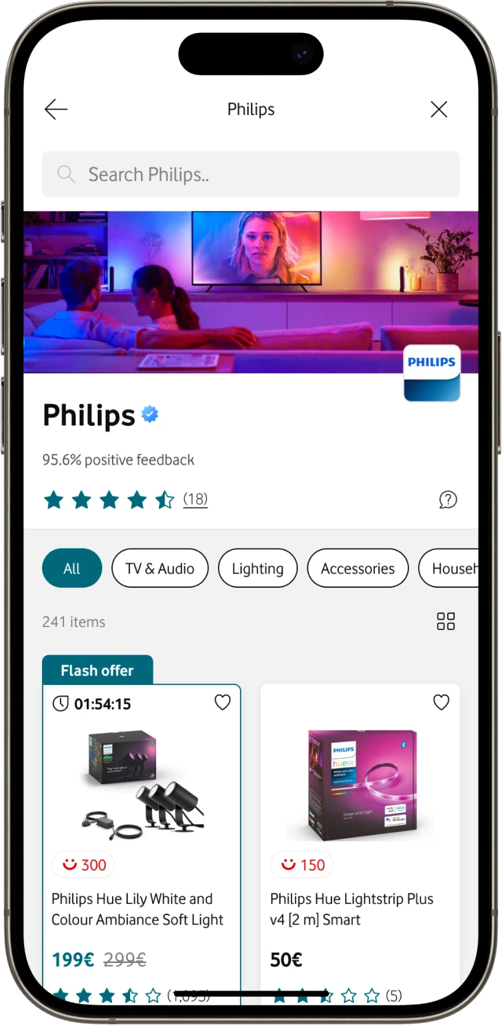 Philips seller storefront
